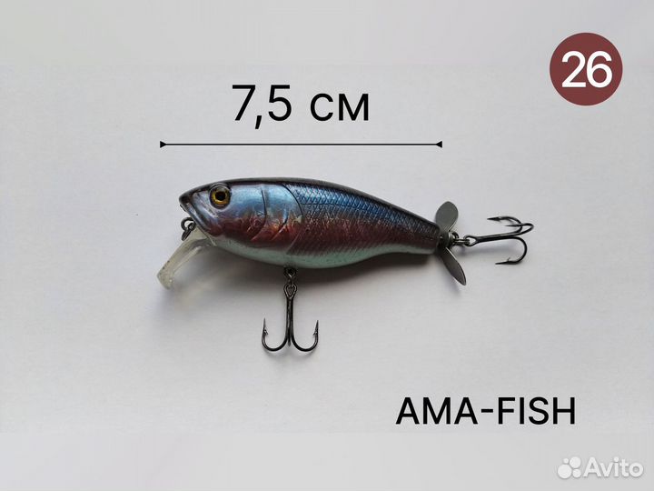 Воблеры, попперы