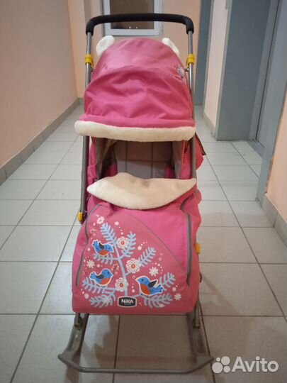Продаю санки-коляску Nika 6