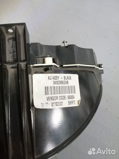 Приборка jeep kj