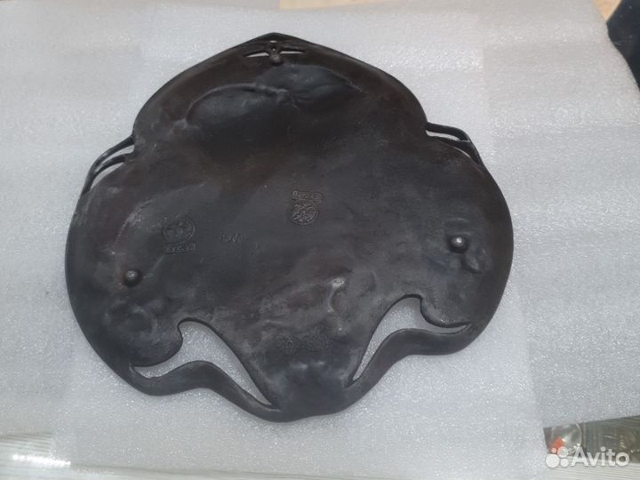 Панно модерн Девушки и цветы настурции до 1917