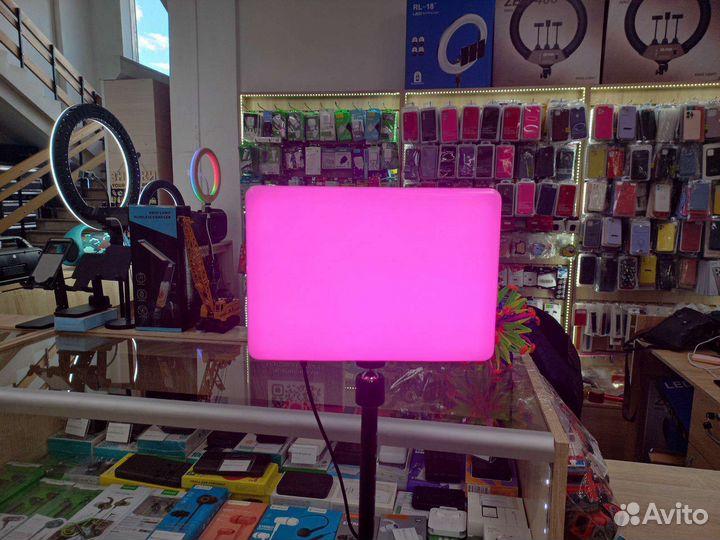 Видеосвет цветной rgb