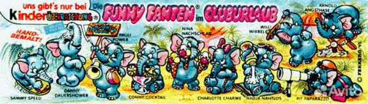 Слоны киндер сюрприз