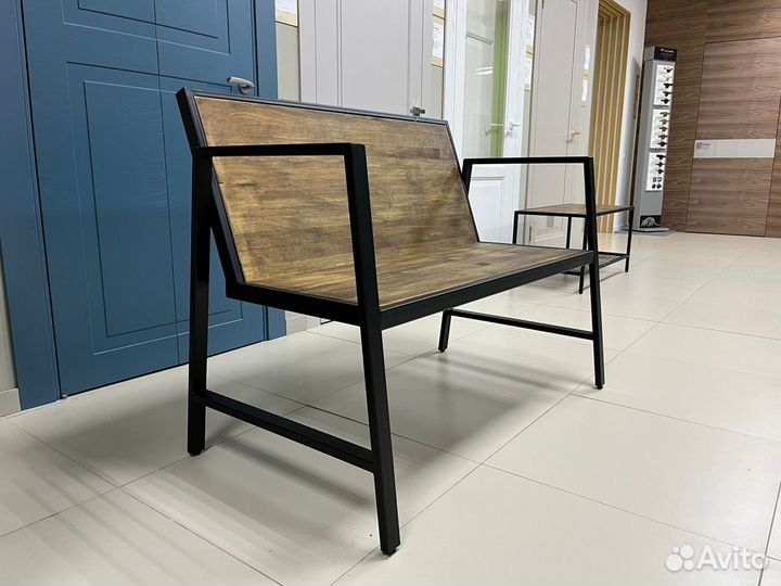 Лавочка в стиле лофт