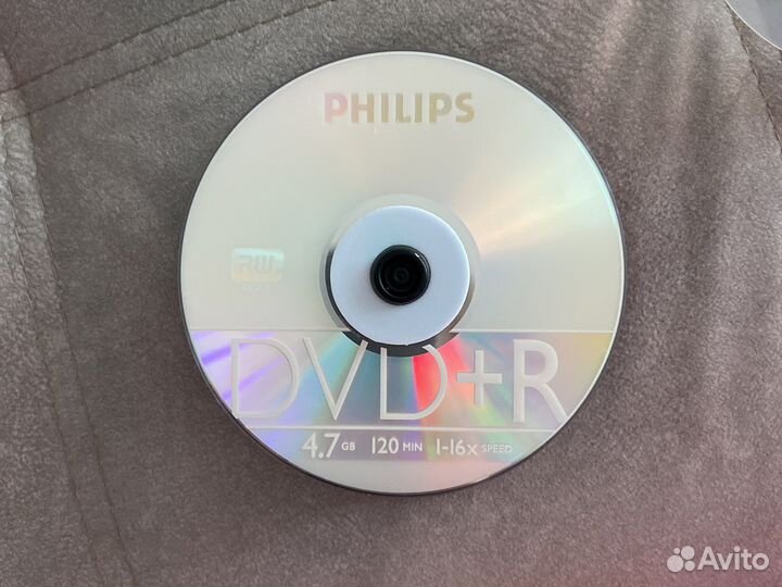 Диски dvd+r philips