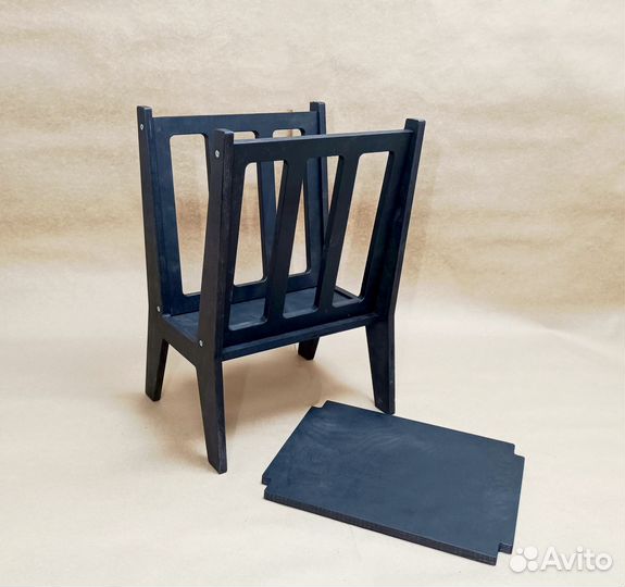 Стойка для виниловых пластинок, журнальный столик