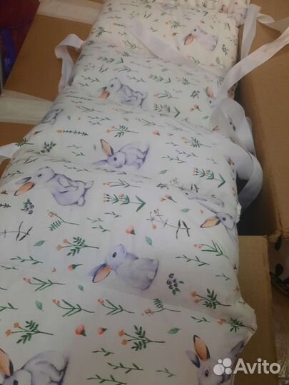 Бортики в детскую кроватку