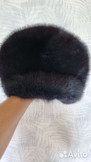 Шапка норковая женская