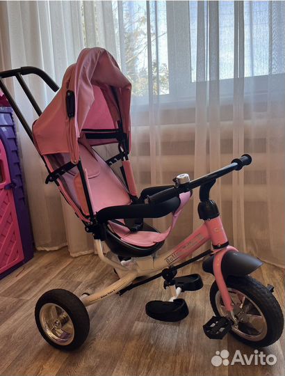 Велосипед коляска с ручкой