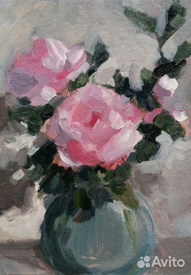 Картина маслом этюд