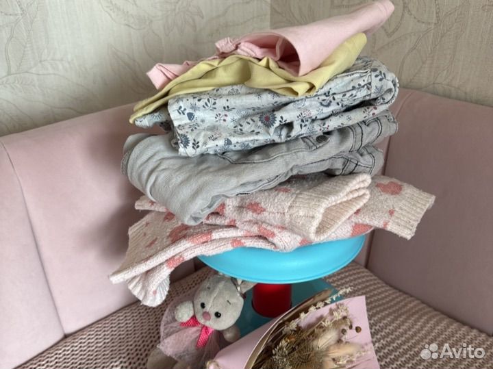 Одежда для девочки 74 80 пакетом
