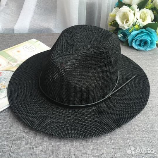 Шляпа соломенная