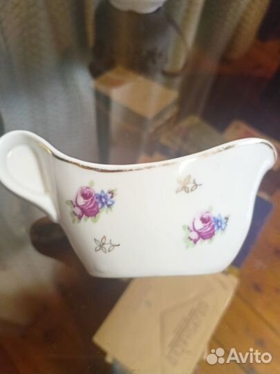 Молочник сливочник ссср,чайная пара