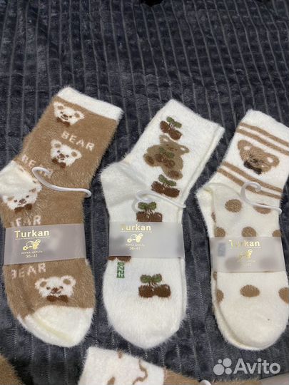 Носки теплые, (новогодние)