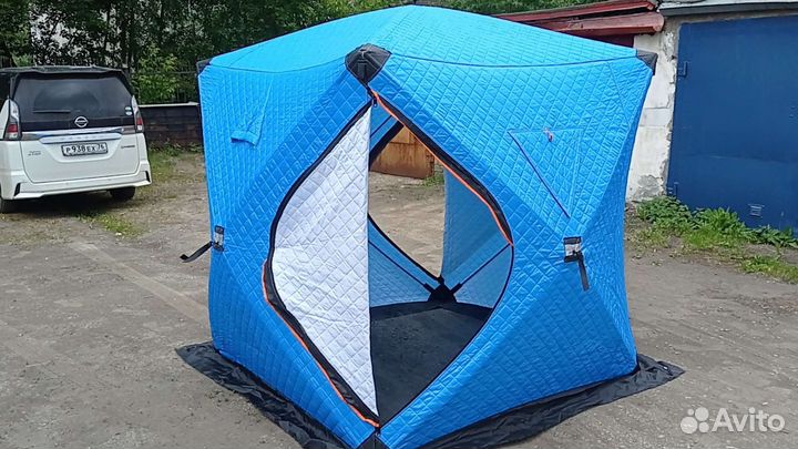 Зимняя палатка cube трехслойная