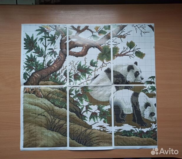 Набор для вышивки крестом большой