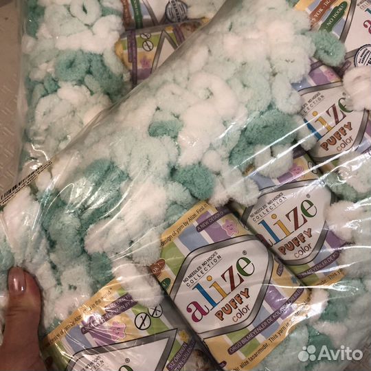 Пряжа alize puffy fine color на доставке