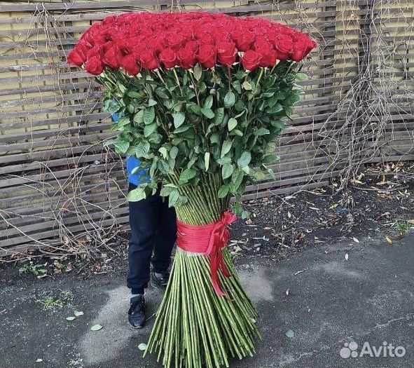 Высокие красные розы букеты с доставкой