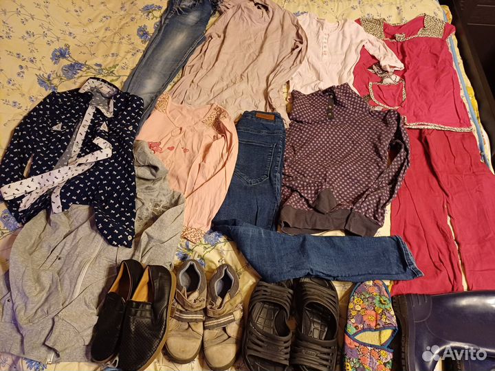 Вещи пакетом для девочки 134 140
