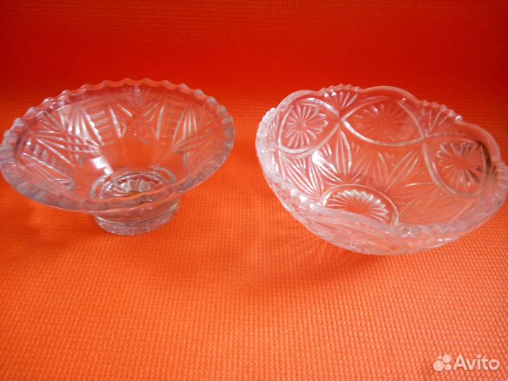 Блюдо хрустальное СССР