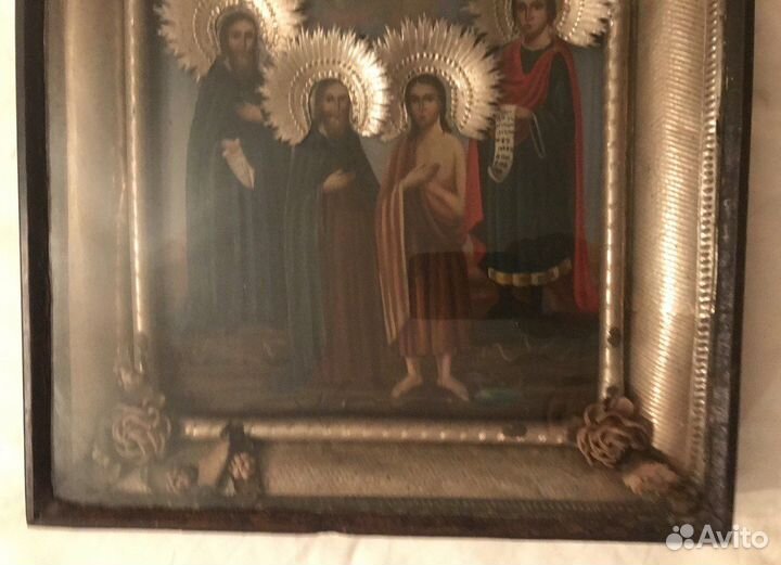Икона Именник Киот Ковчег Мария Иоанн Николай Серг