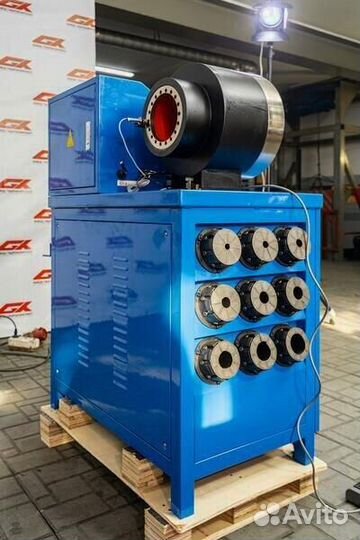 Обжимной и окорочный комбо станок для рвд. Арт.KS