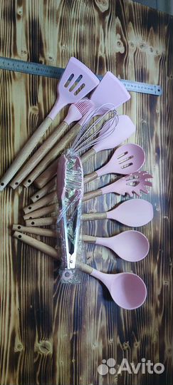 Набор столовых приборов новый силиконовый