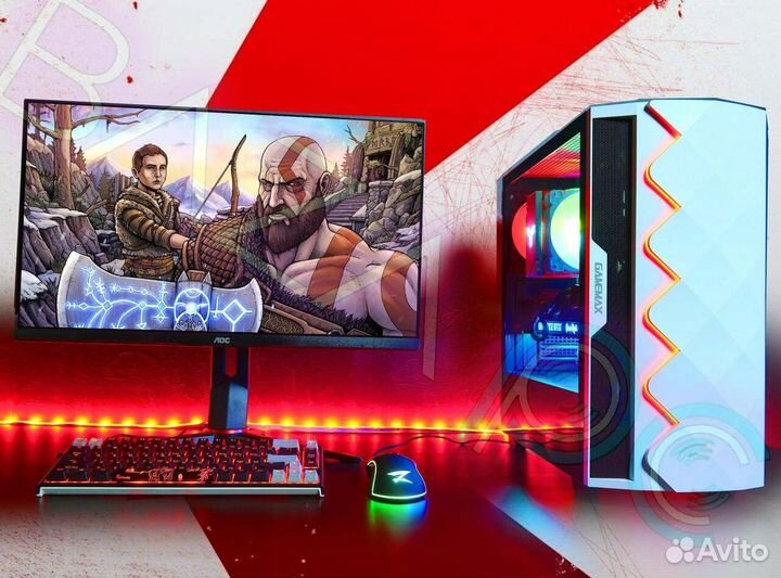 Новый игровой пк Ryzen 5 3600x / AMD RX 6750XT