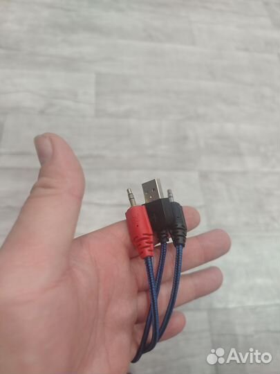 Игровые наушники с микрофоном бу