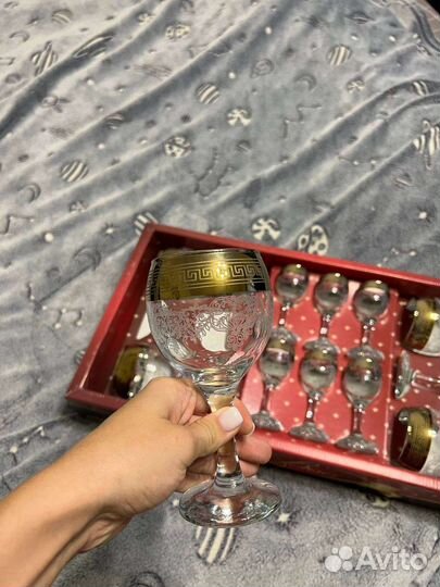 Бокалы фужеры рюмки