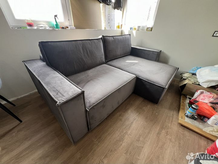 Модульный диван boss soft modool monolit серый