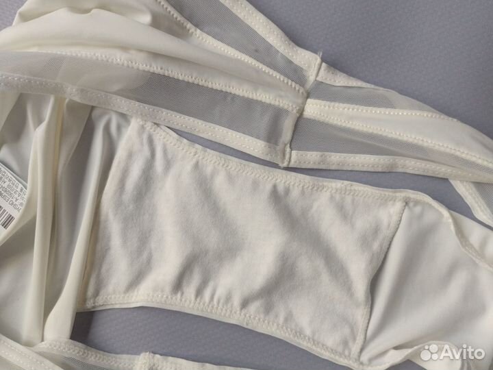 Новые женские трусы Oysho L/46 белые микрофибра