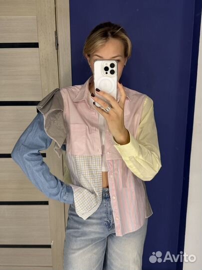 Рубашка пэчворк