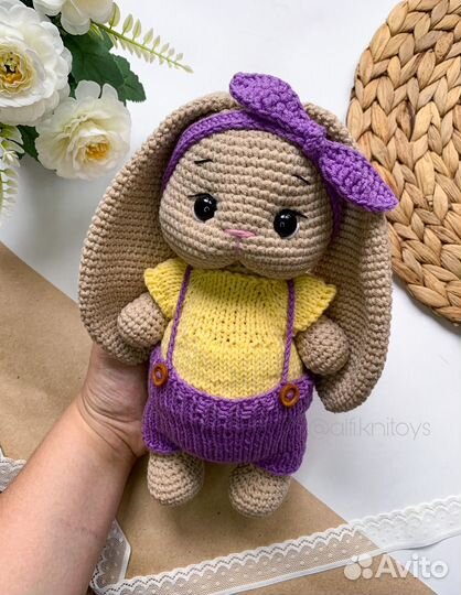 Вязаные игрушки ручной работы