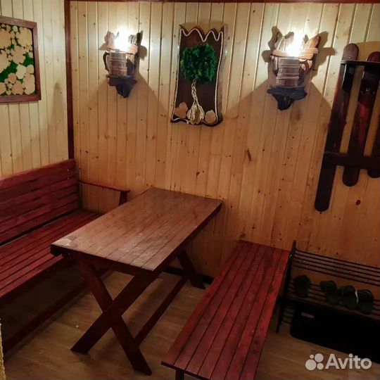 Юрта с баней