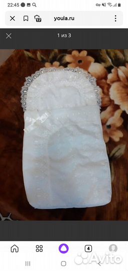 Конверт на выписку летний для девочки