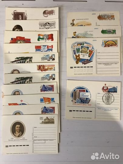 Конверты и почтовые карточки