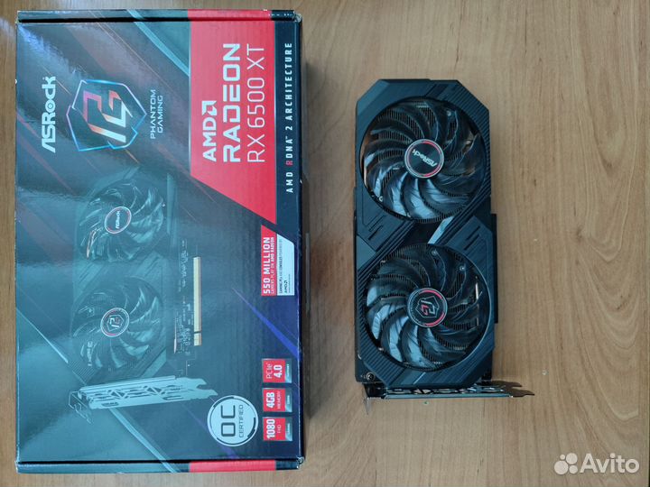 Видеокарта ASRock RX 6500 XT 4gb