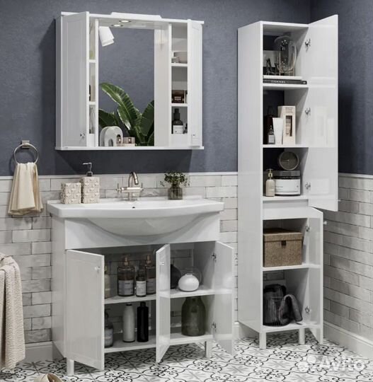 Тумба с раковиной, sanstar Бриз 90