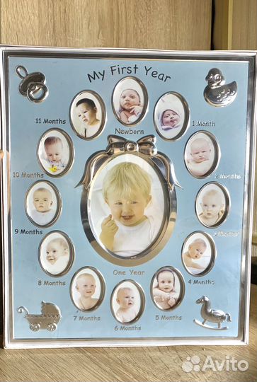 Рамка для новорожденного. Мой первый год жизни