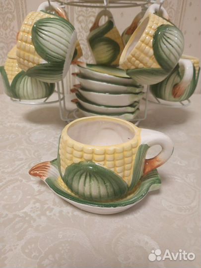 Сервиз кофейный, 16 предметов, новый