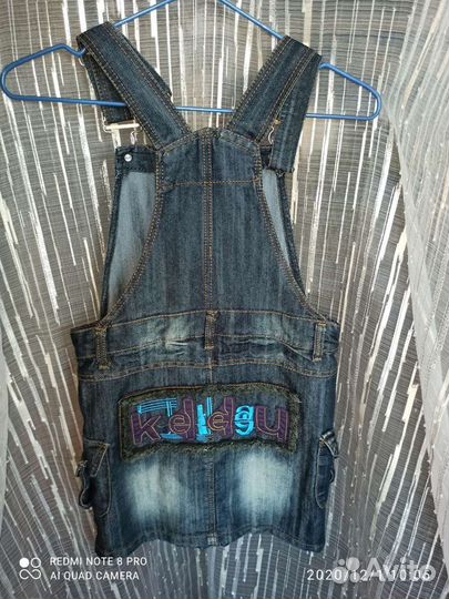 Сарафан джинсовый