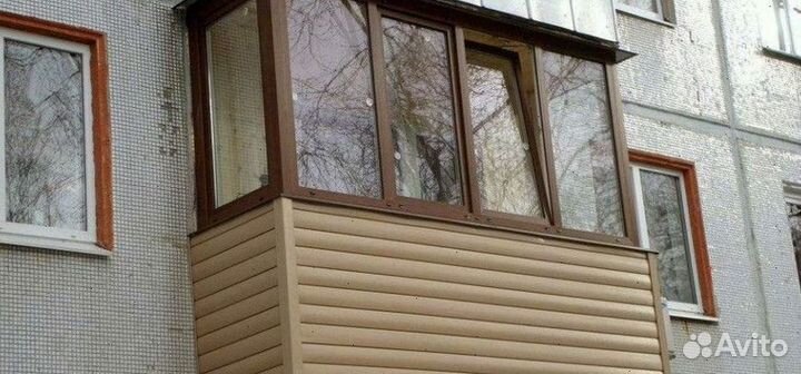 Балкон остекленный под ключ