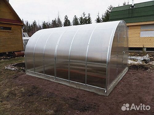 Теплица усиленная поликарбонат, рассрочка, кредит