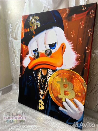 Современная крутая картина Скрудж Макдак / Арт 49