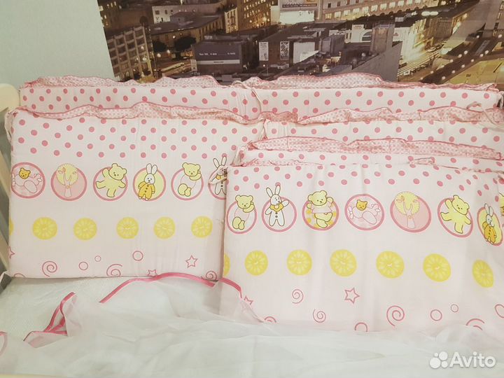 Бортики в детскую кроватку