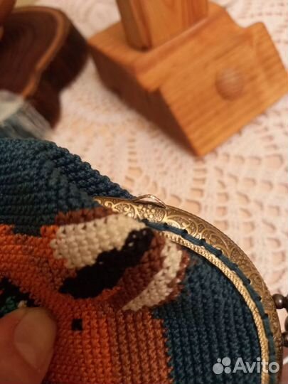 Кошелек вязаный (ручная работа)