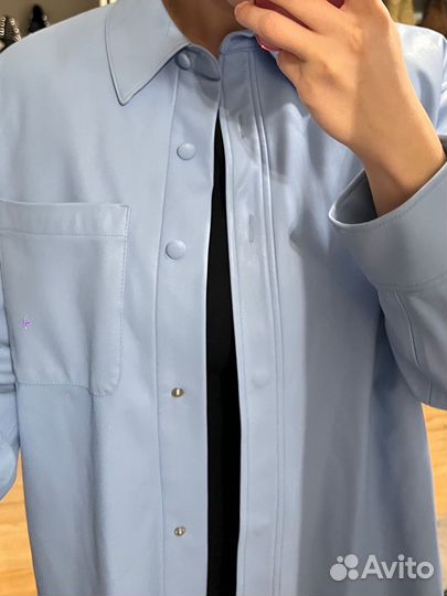 Кожаная рубашка