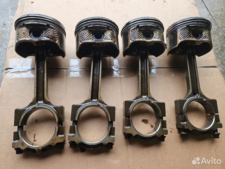 Поршни шатуны на форд фокус 2-1.8,л