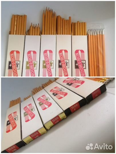 Карандаши спартак,мех,хим,цвет,кохинор,перья СССР