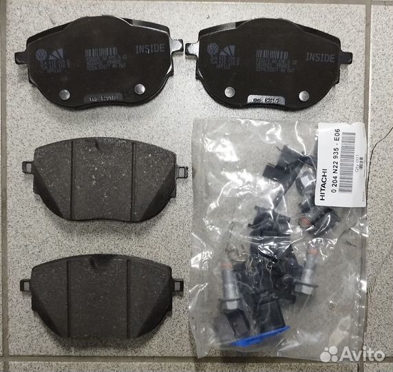 Колодки тормозные передние VAG 7LA698151B